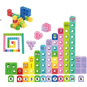 MST Toys 100 Pezzi Blocchi da Costruzione Creativi Fai-da-Te, Strumento Educativo per l'Apprendimento della Matematica, Cubi da Gioco per Bambini - Product Image 1