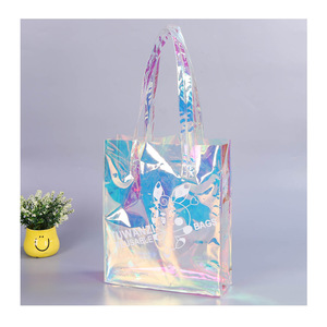 Bolsa de mano de pistola láser de PVC, bolso personalizado INS de alto sentido, bolso promocional de compras de supermercado, bolsa de gelatina láser de color de fantasía - Product Image 5