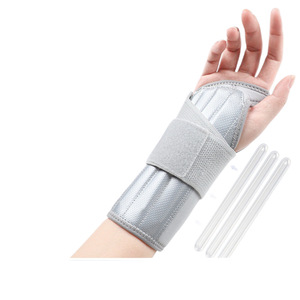 Soporte de Muñeca con Placa de Aluminio, Transpirable, Antideslizante, Universal, para Protección Deportiva - Product Image 1