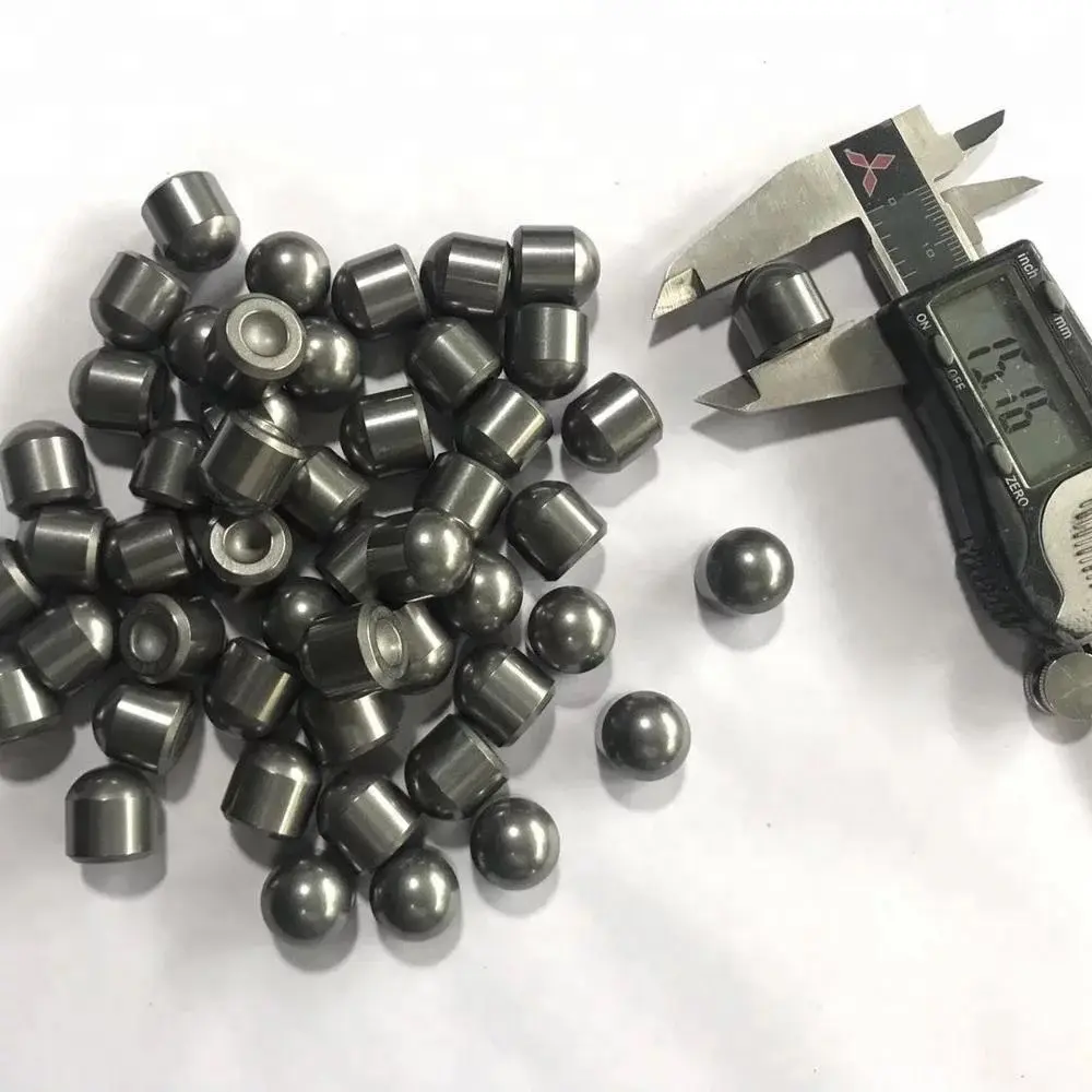 DTH hammer and bit carbide button inserts for drilling hard rock