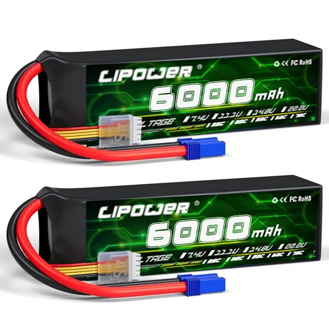 Hoge Prestaties Li-Ion Batterij 6S 3S 6200Mah 11.1V 35c 60c 120c Hogere Huidige Meer Capaciteit Lipo Batterijen Rc Hobby Drone