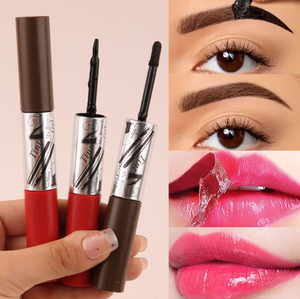 Lápiz Labial en <span class=keywords><strong>Gel</strong></span> <span class=keywords><strong>de</strong></span> Larga Duración con <span class=keywords><strong>Gel</strong></span> para <span class=keywords><strong>Cejas</strong></span>, Resistente al Agua, Doble Punta, Marca Privada - Product Image 1