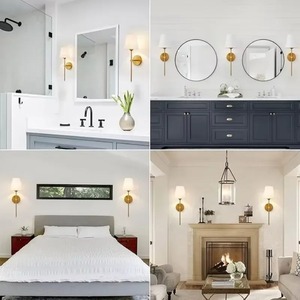 Lampe murale sans fil à piles rechargeable, lampe murale à intensité variable, ampoule détachable, télécommande, lampe murale sans fil 10 couleurs - Product Image 5