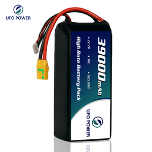 UFO POWER Drone Pil 4S 22.2V 39000mAh 865.8wh Yüksek Hızlı Sıvı Akülü 500 Döngü Ömrü 20x15x10cm 3kg Pil Paketi - Product Image 2
