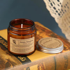 Personnalisation de marque privée pour la Saint-Valentin, bougies parfumées romantiques en cristal avec cristaux, boîtes rondes de luxe pour bougies - Product Image 4