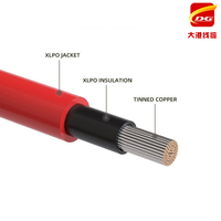 Solar-DC-PV-Kabel TÜV EN50618 IEC 62930 4mm² 6mm² 10mm² 1000VAC 1500VDC Leitung mit 25 Jahren Produktlebensdauer 4mm² 6mm²