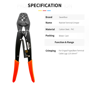 <span class=keywords><strong>Pince</strong></span> à sertir pour connecteurs 50 ampères 600V, bornes de câble HS-16 1,25-16mm², cosses de câble, <span class=keywords><strong>pince</strong></span> à sertir - Product Image 4