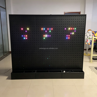 Lumière LED colorée en PE à insérer dans le sol pour intérieur/extérieur, jeu interactif sensoriel mural pour enfants, équipement de terrain de jeu et de parc d'attractions