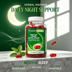 Cápsulas de Gel Suave Night Support 1000mg 60 Unidades, Suplemento para el Cuidado Corporal Nocturno, Favorece un Sueño Reparador para Adultos, Uso Nocturno - Product Image 5