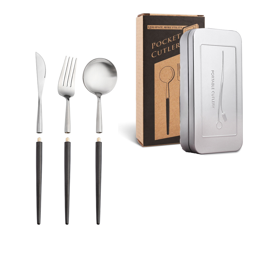 Knife/fork/spoon_silver+black