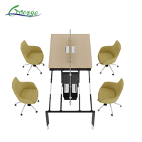 Cadre de bureau métallique anti-tremblement, pieds de poste de travail modulaires extensibles pour mobilier informatique de bureau commercial