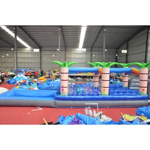 Les toboggans gonflables de vente chaude personnalisés en usine pour les jeux de fête pour enfants avec des trampolines gonflables sont très populaires - Product Image 3