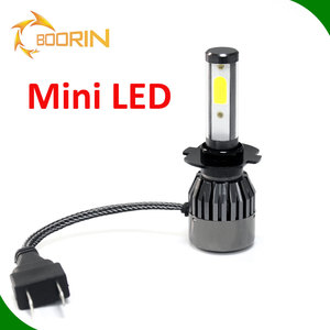 Guangzhou ricambi auto h7 ha condotto la <span class=keywords><strong>lampadina</strong></span> h4 led ad alta basso fascio 55w 5500lm 48w 40w H11 6000k auto ha condotto il faro - Product Image 6