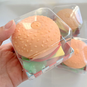 Juguete Blandito Creativo de Hamburguesa, Simulación de Comida, Juguete Antiestrés para Apretar, Juguete Sensorial para Aliviar el Estrés, Venta al por Mayor - Product Image 4