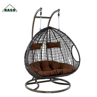 Hamac de jardin, Double Patio, chaises suspendues, canapés de salon, sièges de plafond, rotin, balançoire en forme d'œuf, bon marché