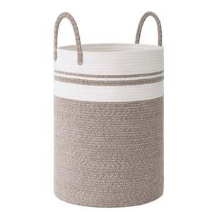 ตะกร้าใส่ผ้าขนาดใหญ่ 75 ลิตร ทำจากหญ้าทะเลจากเวียดนาม พร้อมช่องเก็บของอเนกประสงค์ <span class=keywords><strong>1</strong></span> ชิ้น ผ้าแคนวาส ของเล่น ตะกร้าลวดไทย พร้อมซับในผ้าฝ้าย - Product Image 2