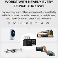 Tarjeta de Memoria Flash Micro TF SD Personalizada con Logotipo de 4GB 8GB 16GB 32GB 64GB 128GB para Teléfono Móvil, Cámara, Dron y Cámara