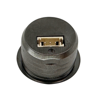 Interrupteur tactile à variateur de lumière LED pour armoire et placard, 3 ans, 1712, marron, contrôle centralisé, 5A, 12V, 24V, avec capteur de gradation tactile