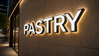 Lettres en relief 3D personnalisées à double éclairage LED RGB, étanches IP65, avec face en acrylique, logo métallique, enseigne publicitaire extérieure pour devanture de magasin