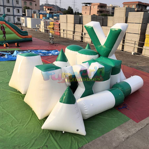 Team building sports games laser archery tag obstacle barriers inflatable paintball bunkers - Product Image 3