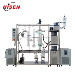 Molecular Distillation System Material Concentration Essential Oil Separation Glass Molecular Distillation Unit