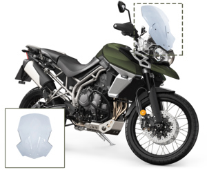 ชิลด์บังลมหน้ารถมอเตอร์ไซค์ XXUN สำหรับ <span class=keywords><strong>Triumph</strong></span> Tiger <span class=keywords><strong>800</strong></span> <span class=keywords><strong>XC</strong></span> XR XRX XRT XCX XCA ปี 2018-2021 - Product Image 3