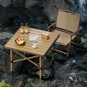 Outdoor Portable <b>Folding</b> <b>Table</b> Carbon Steel Home Use Camping Picnic Leisure Car Travel Rectangular Furniture Stall Equipment - Product Image 2