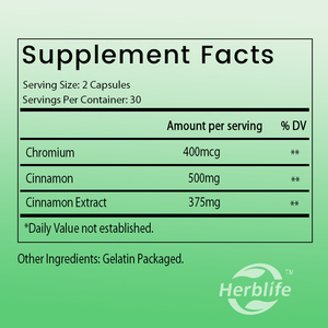 OEM/ODM ซินนามอน 2000 มก. พลัส โครเมียม อาหารเสริมช่วยเร่งการเผาผลาญของร่างกาย 60 แคปซูล - Product Image 2