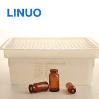 Flacon en verre borosilicate de type I USP LINUO ISO 15738 de 3 ml, flacon transparent de 10 ml, flacons stériles, flacons en verre vides avec bouchon en plastique-aluminium