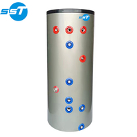 SST peut être personnalisé pompe à chaleur réservoir 100l 200l 300l acier inoxydable réservoir d'eau chaude domestique
