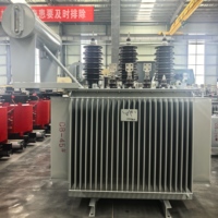Transformador de potencia trifásico de 6.3KV 10KV 20KV 250kVA 315kVA 400KVA 630kVA sumergido en aceite con regulación de voltaje