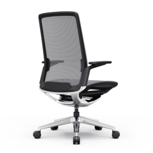 Nouvelle <span class=keywords><strong>chaise</strong></span> de bureau ergonomique haut de gamme en maille, pivotante et réglable, avec dossier en alliage d'aluminium et coussin épais, pour cadre dirigeant de luxe - Product Image 3