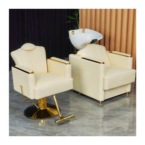 Modern High-<b>end</b> Shampoo <b>Bed</b> Barber Shop Special Sitting Type Flushing <b>Bed</b> Ceramic Hot Spring <b>Bed</b> - Product Image 6