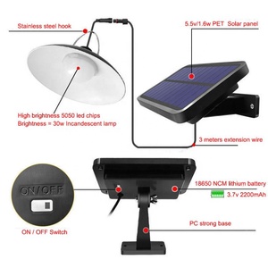 Penggunaan Luar Ruangan & Dalam Ruangan Remote Control Lampu Taman <span class=keywords><strong>Led</strong></span> Gantung Surya dengan Kawat 3 Meter - Product Image 2