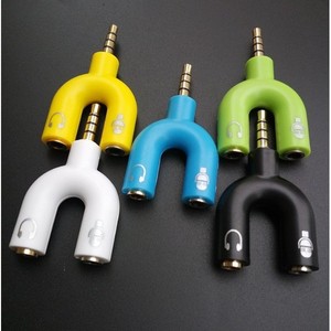 6.5mm To 3.5mm Audio <b>Adapter</b> <b>Plug</b> In Connector For Headphone Microphone Speaker ABS Material - Product Image 4