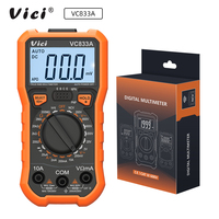 Petits multimètres numériques AVO, instruments de mesure électronique, tests, VC833A