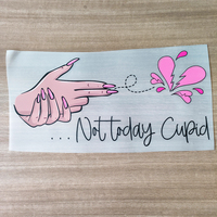 Vente en gros Sérigraphie Saint Valentin Transfert DTF Conception en gros Film transparent personnalisé DTF Transfert de chaleur pour vêtement