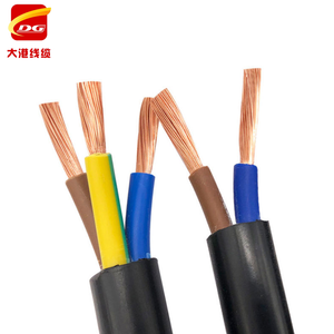 <span class=keywords><strong>Cable</strong></span> Eléctrico Flexible H05vv-f H03vv-f Redondo de 0.75, 1.0, 1.5, 2.5, 4 y 6 mm, 300/500V, Multifilar, 3 Núcleos, Aislamiento de PVC, Tipo Rvv - Product Image 3