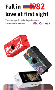 Câmera Mini DV M9por HD 1080p, Câmera Digital de Projeção para Esportes com Plástico ABS, Impressão de Fotos, Ângulo Lateral de 180 Graus para Crianças - Product Image 5