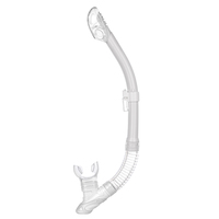 Nouveau tube respiratoire transparent en silicone 2023 pour la natation en piscine extérieure, utilisation entièrement sèche pour adultes