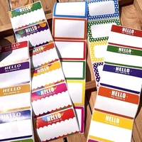 Étiquettes de prix en papier imperméable jaune et rouge, personnalisables, pour la vente au détail, taille personnalisable, rectangulaires, adhésives, pour écriture manuscrite