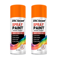 Peinture en aérosol liquide acrylique de qualité industrielle, résistante aux hautes températures, 400 ml, pour machines et équipements