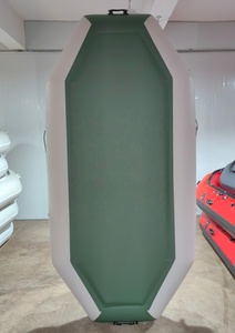 Bateau pneumatique en PVC de 3,3 m et 0,9 mm avec rames et sièges, annexe gonflable robuste avec support de transom pour la pêche et les loisirs - Product Image 6