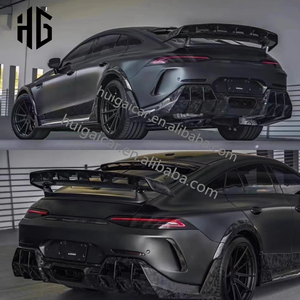Kit de carrosserie extérieur pour pare-chocs avant et arrière demi-jupe en fibre de carbone pour <span class=keywords><strong>Mercedes</strong></span> <span class=keywords><strong>AMG</strong></span> GT50 GT53 GT63 GT43 SCL Wide Body Kit - Product Image 5