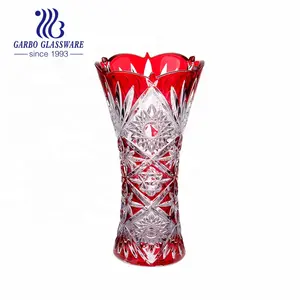 礼品派对玻璃器皿尼斯家居酒店婚礼花瓶艺术装饰玻璃花瓶出售家居经典彩色花瓶