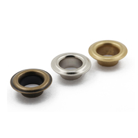 Offre Spéciale 8mm intérieur couleur différente forme ronde oeillets en laiton pour accessoires de vêtement oeillets de vêtement en métal
