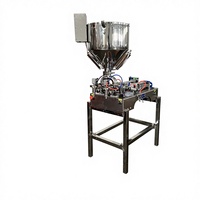 Machine de remplissage pneumatique pour liquides visqueux, crèmes, pâtes, confitures, sauces, miel, ketchup, huile en bouteilles et bocaux