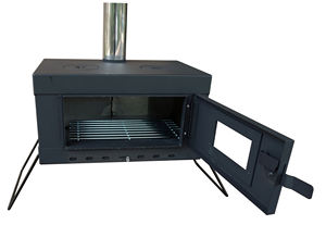 Foldable <b>Portable</b> Lightweight Steel Manual <b>Camping</b> Wood Burning <b>Stove</b> Firewood Charcoal One-piece Multi-Season Simple Design - Product Image 3