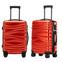 Grosir Pabrik set koper kualitas uniseks ABS casing keras dengan roda Spinner penjualan laris tas Travel PC harga sangat murah