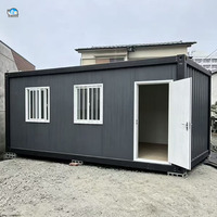 Maison conteneur modulaire de luxe préfabriquée de 20 pieds pour petite famille mobile